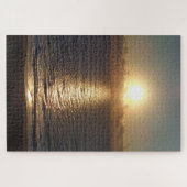 Sonnenuntergang an der Bucht Puzzle (Horizontal)