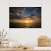 Sonnenuntergang an der Golfküste - Florida Poster (Küche)