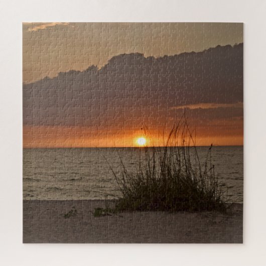 Sonnenuntergang an der Golfküste von Florida - 20x Puzzle (Vertikal)