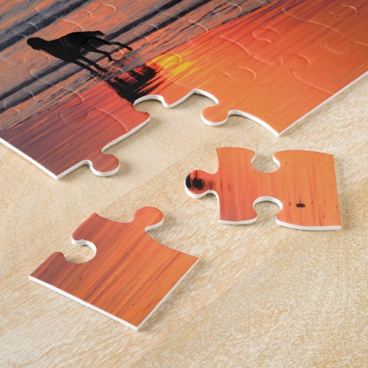 Sonnenuntergang an der Irischen See - 8x10 - 110 S Puzzle (Seite)