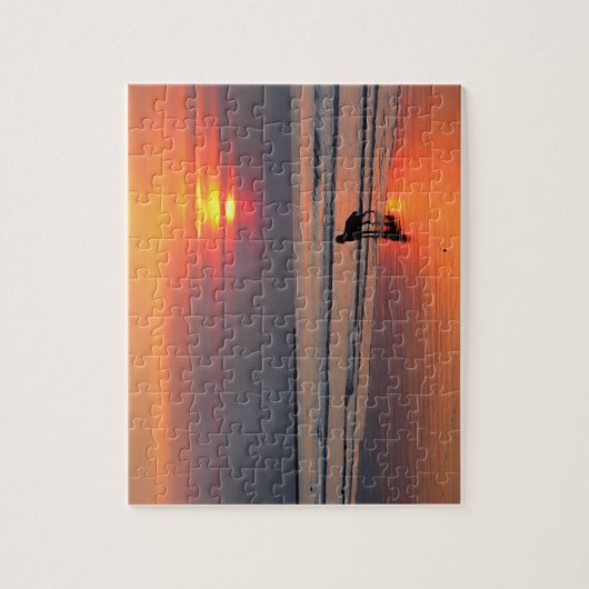 Sonnenuntergang an der Irischen See - 8x10 - 110 S Puzzle (Vertikal)