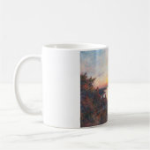 Sonnenuntergang an der Küste (von Kimon Loghi) Kaffeetasse (Links)