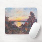 Sonnenuntergang an der Küste (von Kimon Loghi) Mousepad (Mit Mouse)