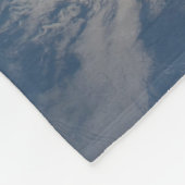 Sonnenuntergang an der Küste von Massachusetts. Fleecedecke (Ecke)