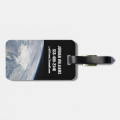 Sonnenuntergang an der Küste von Massachusetts. Gepäckanhänger (Rückseite horizontal)