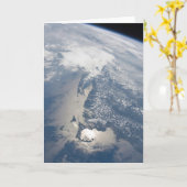 Sonnenuntergang an der Küste von Massachusetts. Karte (Gelbe Blume)