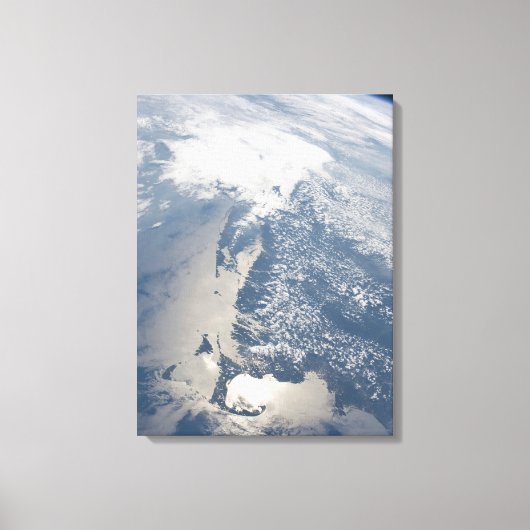 Sonnenuntergang an der Küste von Massachusetts. Leinwanddruck (Vorderseite)