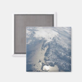 Sonnenuntergang an der Küste von Massachusetts. Magnet (Vorderseite/Rückseite)