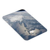 Sonnenuntergang an der Küste von Massachusetts. Magnet (Rechte Seite)