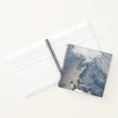 Sonnenuntergang an der Küste von Massachusetts. Notizblock (Innenseite)