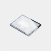 Sonnenuntergang an der Küste von Massachusetts. Post-it Klebezettel (angewinkelt)