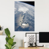 Sonnenuntergang an der Küste von Massachusetts. Poster (Heimbüro)