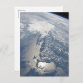 Sonnenuntergang an der Küste von Massachusetts. Postkarte (Vorne/Hinten)