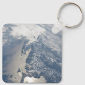 Sonnenuntergang an der Küste von Massachusetts. Schlüsselanhänger (Rückseite)