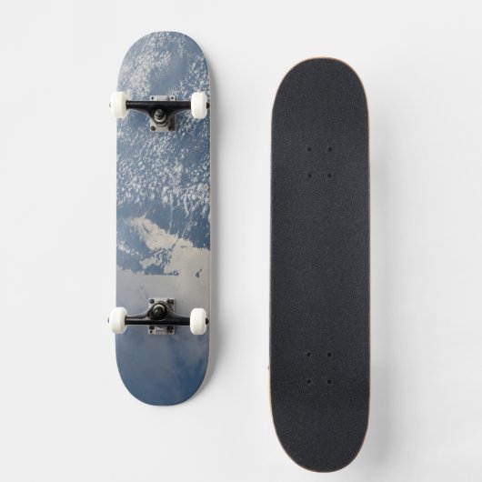 Sonnenuntergang an der Küste von Massachusetts. Skateboard (Vorderseite)