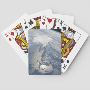 Sonnenuntergang an der Küste von Massachusetts. Spielkarten