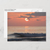 Sonnenuntergang an der Küste von Oregon Postkarte (Vorne/Hinten)