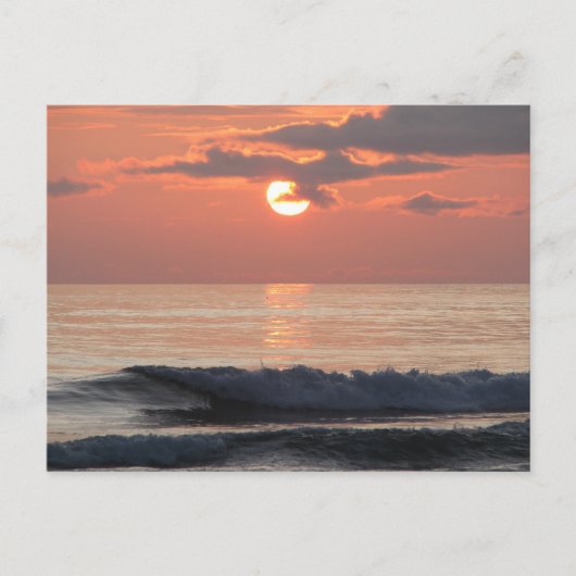 Sonnenuntergang an der Küste von Oregon Postkarte (Vorderseite)