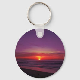 Sonnenuntergang an der Küste von Oregon Schlüsselanhänger