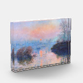 Sonnenuntergang an der Seine-Claude Monet Fotoblock (Links)