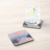 Sonnenuntergang an der Seine-Claude Monet Getränkeuntersetzer (Rechte Seite)