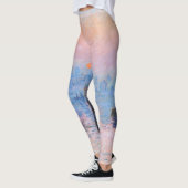 Sonnenuntergang an der Seine-Claude Monet Leggings (Links)
