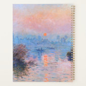 Sonnenuntergang an der Seine-Claude Monet Planer (Rückseite)