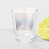 Sonnenuntergang an der Seine-Claude Monet Schnapsglas (Rückseite)