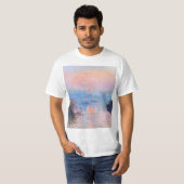 Sonnenuntergang an der Seine-Claude Monet T-Shirt (Vorne ganz)