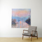 Sonnenuntergang an der Seine-Claude Monet Wandteppich (Beispiel)