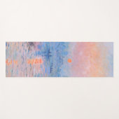 Sonnenuntergang an der Seine-Claude Monet Yogamatte (Vorderseite (Horizontal))