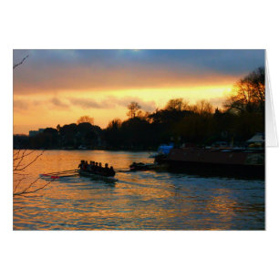 Sonnenuntergang an der Themse, Kingston-upon-Thame