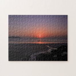 Sonnenuntergang an Polzeath Puzzlen Puzzle
