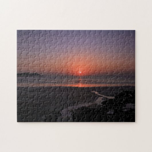 Sonnenuntergang an Polzeath Puzzlen Puzzle (Horizontal)
