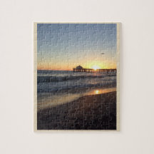 Sonnenuntergang an Santa Monica Pier