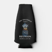 Sonnenuntergang Ananas mit Ocean Custom Novelty Flaschenkühler (Vorderseite)