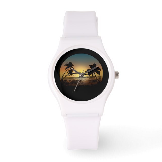 Sonnenuntergang Armbanduhr (Vorderseite)