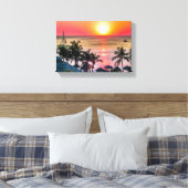 Sonnenuntergang Aruba Leinwanddruck (Insitu (Schlafzimmer))