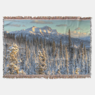 Sonnenuntergang auf Berg-Gefährten Decke