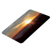 Sonnenuntergang auf Chincoteague Island. Magnet (Linke Seite)