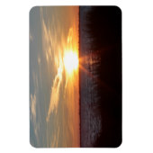 Sonnenuntergang auf Chincoteague Island. Magnet (Vertikal)