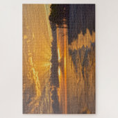 Sonnenuntergang auf Dauphin Island, Alabama Puzzle (Vertikal)