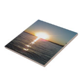 Sonnenuntergang auf dem Bayou Fliese (Seite)