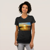 Sonnenuntergang auf dem Bergsee Arrowhead T-Shirt (Vorne ganz)