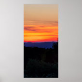 Sonnenuntergang auf dem Blue Ridge Parkway Poster (Vorne)