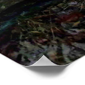 Sonnenuntergang auf dem Blue Ridge Parkway Poster (Ecke)