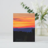 Sonnenuntergang auf dem Blue Ridge Parkway Postkarte (Stehend Vorderseite)