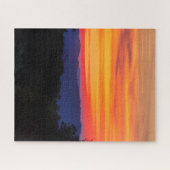 Sonnenuntergang auf dem Blue Ridge Parkway Puzzle (Horizontal)