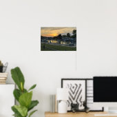 Sonnenuntergang auf dem Bucht Poster (Heimbüro)