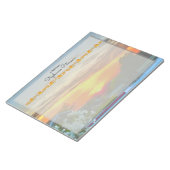 Sonnenuntergang auf dem Dach 2295 Notizblock (angewinkelt)